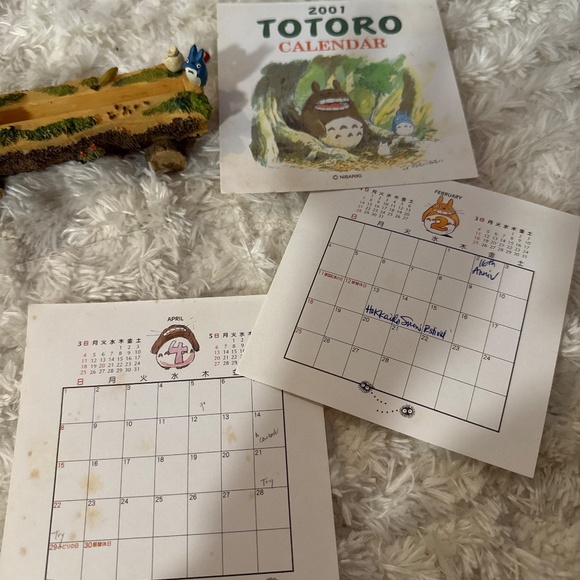 My Neighbor Totoro 2001 Calendar Satsuki Mei Totoro Decoration - Picture 5 of 5
